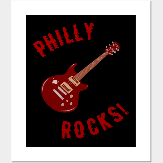 Philly Rocks! Wall Art by MessageOnApparel